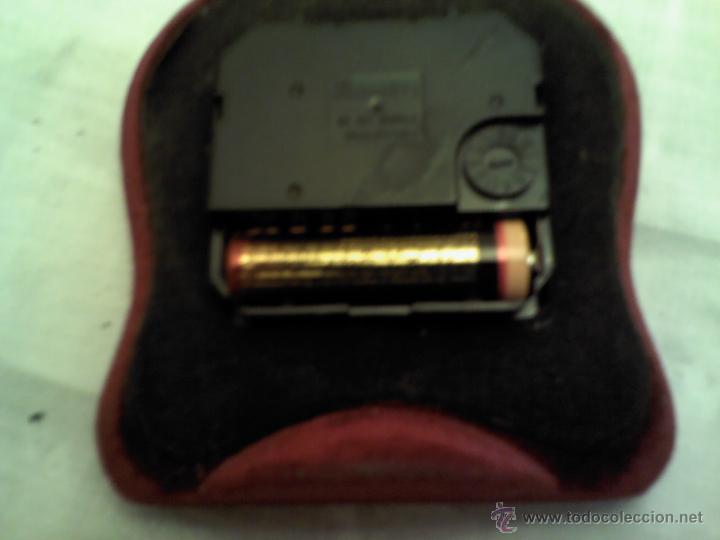Despertadores antiguos: RELOJ DE SOBREMESA DE PLATA CON CONTRASTE - Foto 3