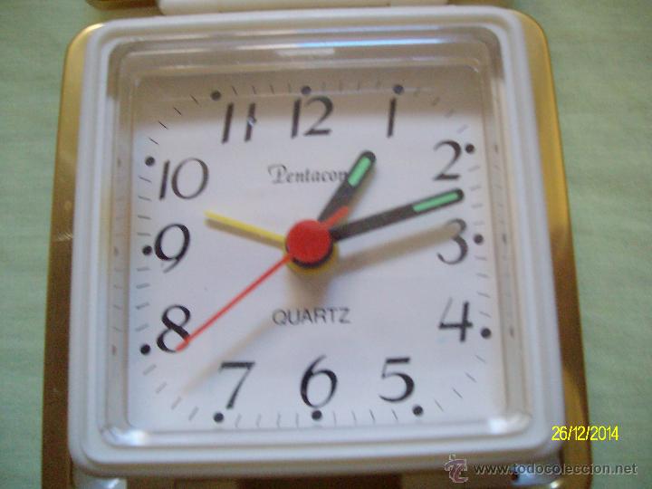 Despertadores antiguos: RELOJ PENTACON QUARTZ CON ESTUCHE - Foto 2