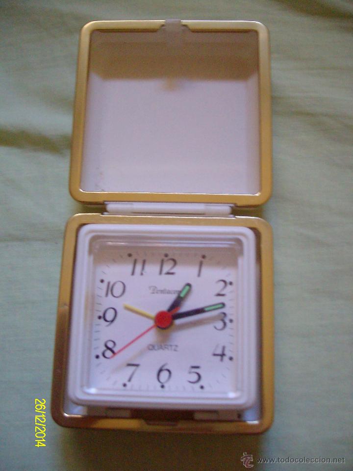 Despertadores antiguos: RELOJ PENTACON QUARTZ CON ESTUCHE - Foto 4