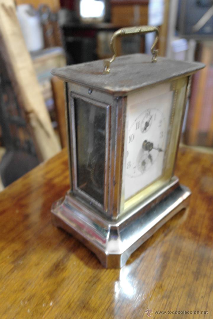 Despertadores antiguos: reloj de carruaje despertador - Foto 2