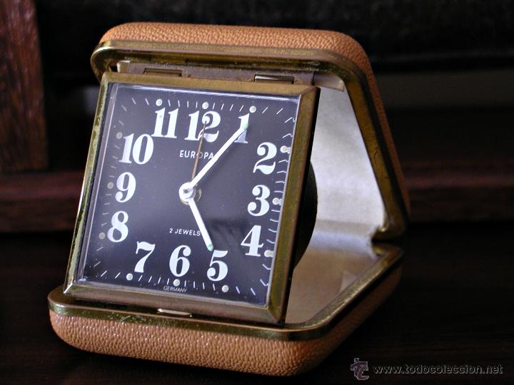 R&eacute;veils anciens: RELOJ EUROPA ALEMAN DE 2 RUB&Iacute;ES. FUNCIONANDO