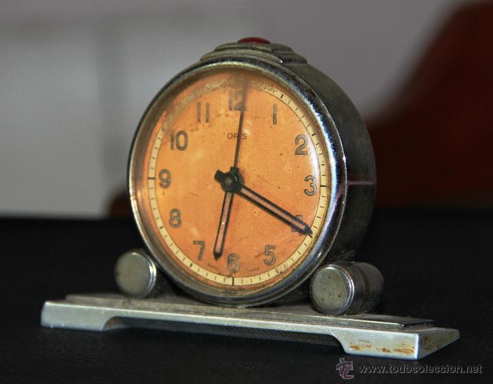 Despertadores antiguos: ANTIGUO DESPERTADOR ORIS - Foto 4