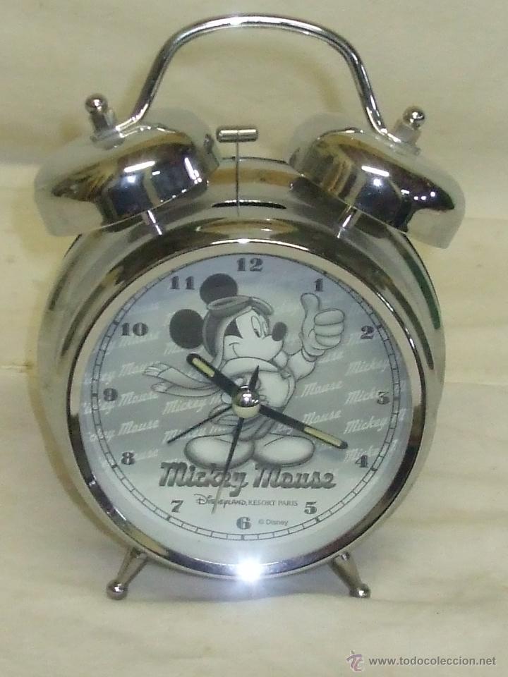 Despertadores antiguos: Reloj despertador Mickey - Foto 1