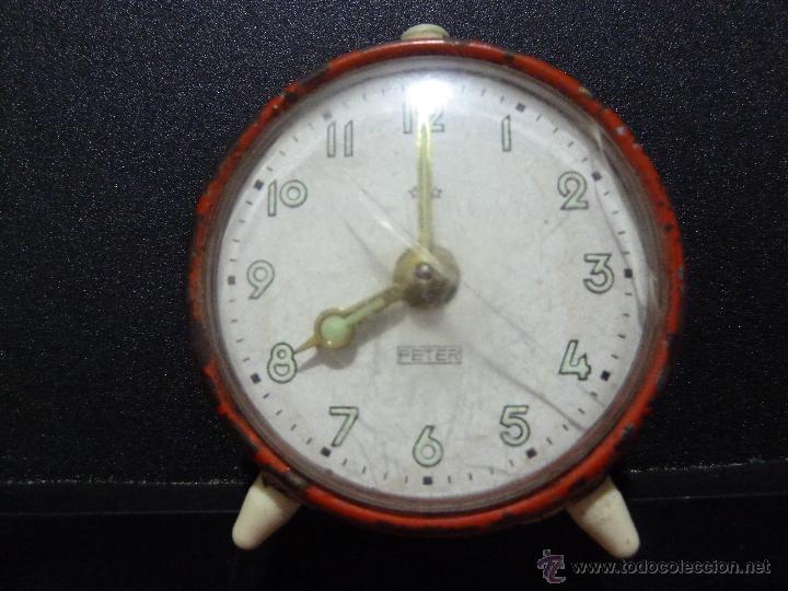 Despertadores antiguos: RELOJ DESPERTADOR PETER - Foto 2