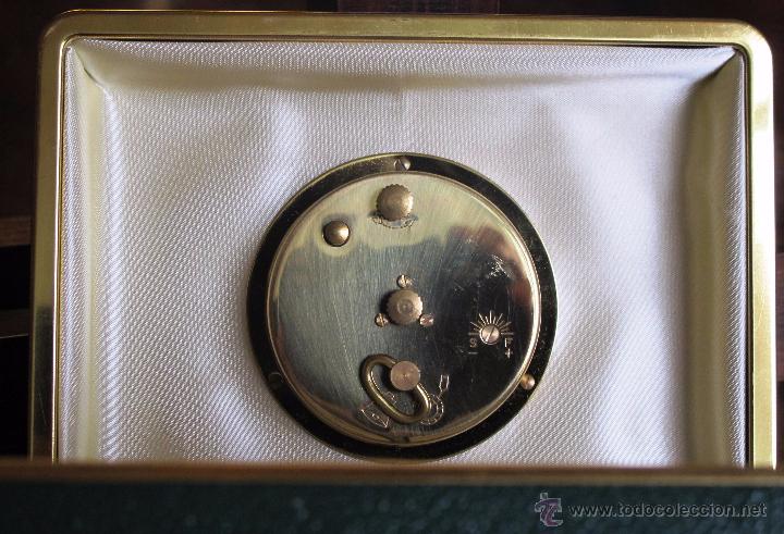 Despertadores antiguos: ESTUCHE CON RELOJ Y BARAJAS DE CARTAS - Foto 4