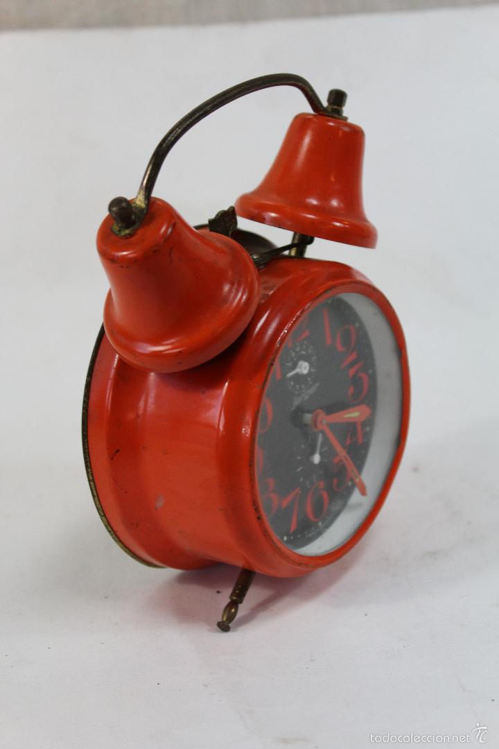 Despertadores antiguos: reloj despertador antiguo marca jerger - Foto 2