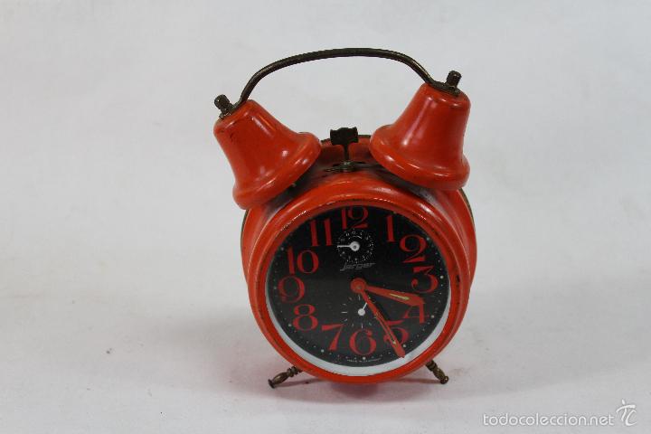 Despertadores antiguos: reloj despertador antiguo marca jerger - Foto 4