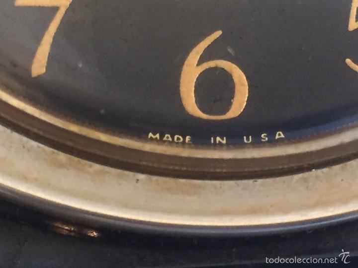 Despertadores antiguos: reloj americano ,muy bonito - Foto 4