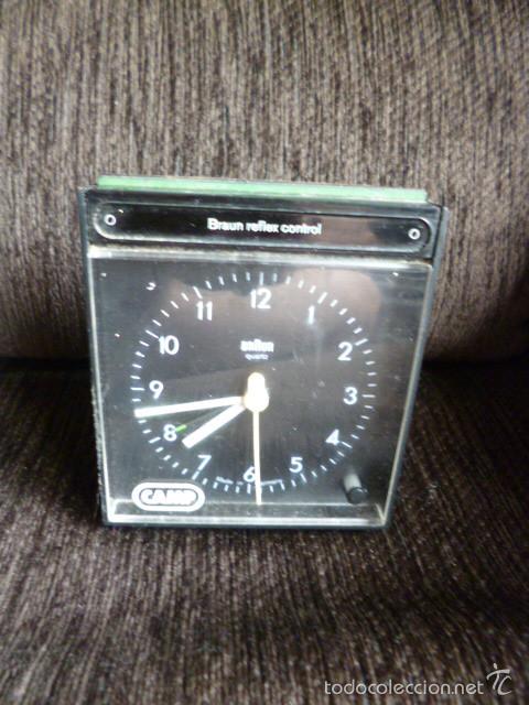 Despertadores antiguos: reloj braun made in germany vintage - Foto 1