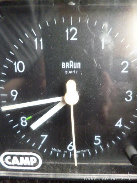 Despertadores antiguos: reloj braun made in germany vintage - Foto 2