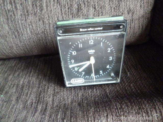 Despertadores antiguos: reloj braun made in germany vintage - Foto 3