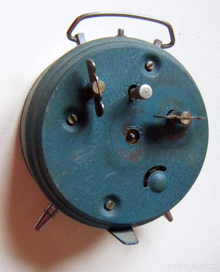 Despertadores antiguos: RELOJ DESPERTADOR MARCA MICRO CLASIC - Foto 5