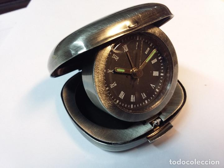 Despertadores antiguos: 001607COM-reloj viaje MR - Foto 6