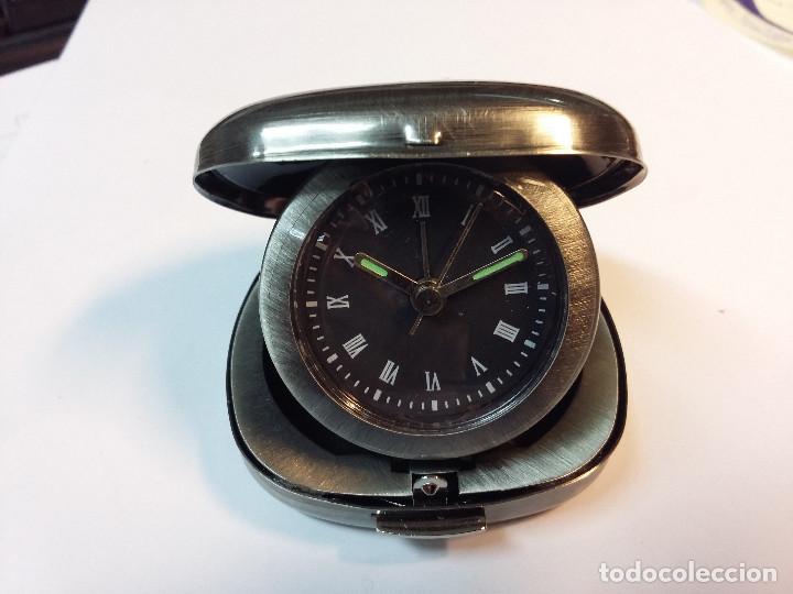 Despertadores antiguos: 001607COM-reloj viaje MR - Foto 2