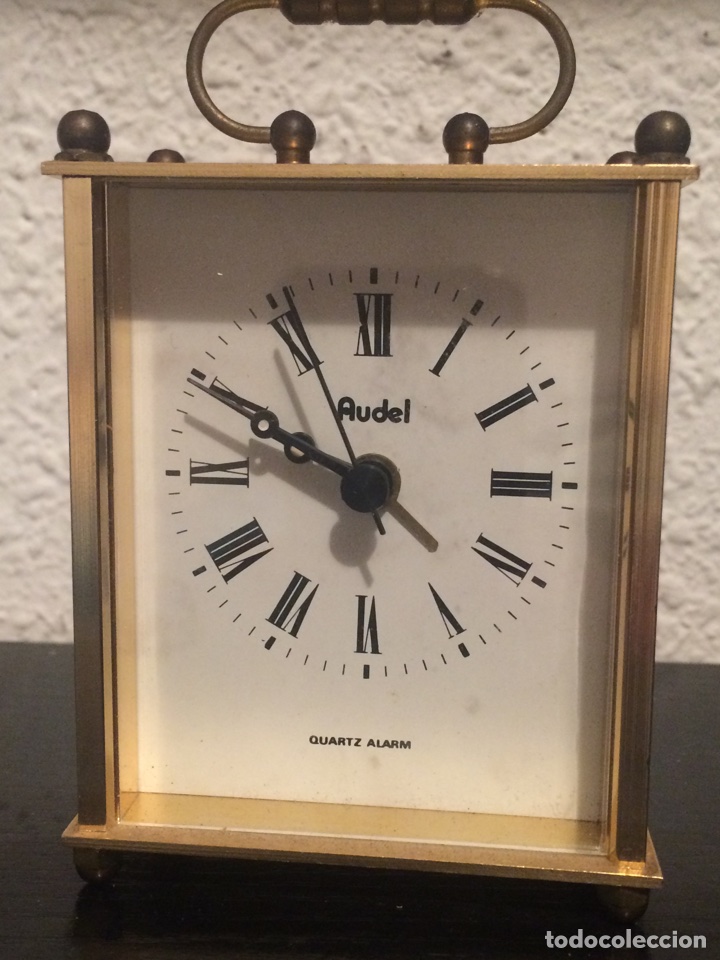 Despertadores antiguos: Reloj con alarma en su caja original - Foto 1