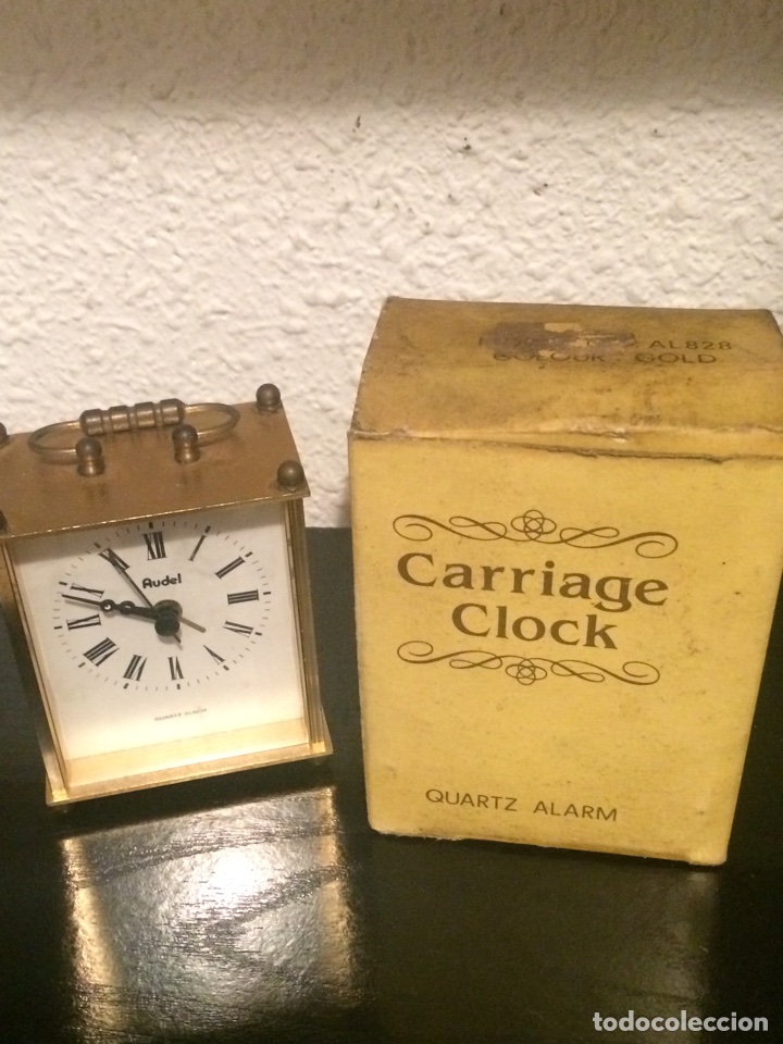 Despertadores antiguos: Reloj con alarma en su caja original - Foto 5