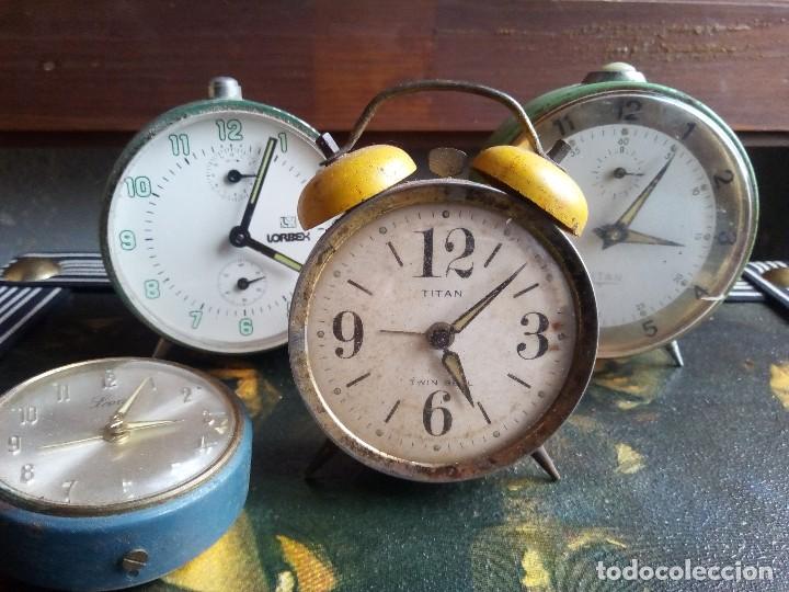 lote de relojes despertadores de mesita noche - Compra venta en  todocoleccion