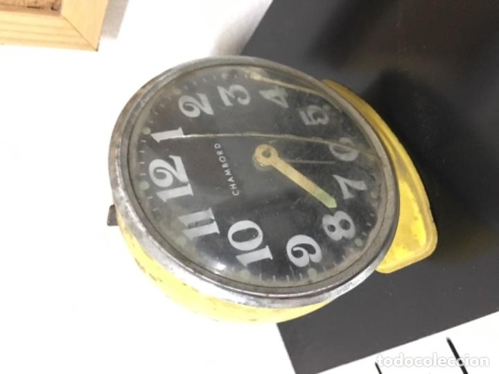 Despertadores antiguos: Reloj antiguo marca Chambor de sobremesa - Foto 5