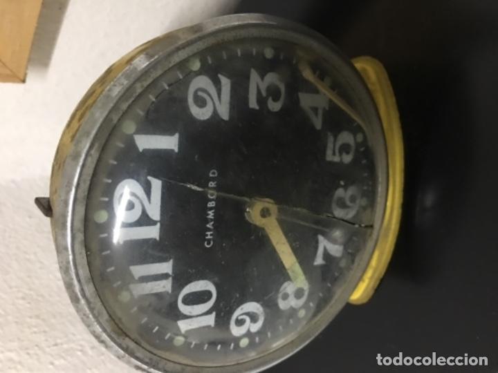 Despertadores antiguos: Reloj antiguo marca Chambor de sobremesa - Foto 6