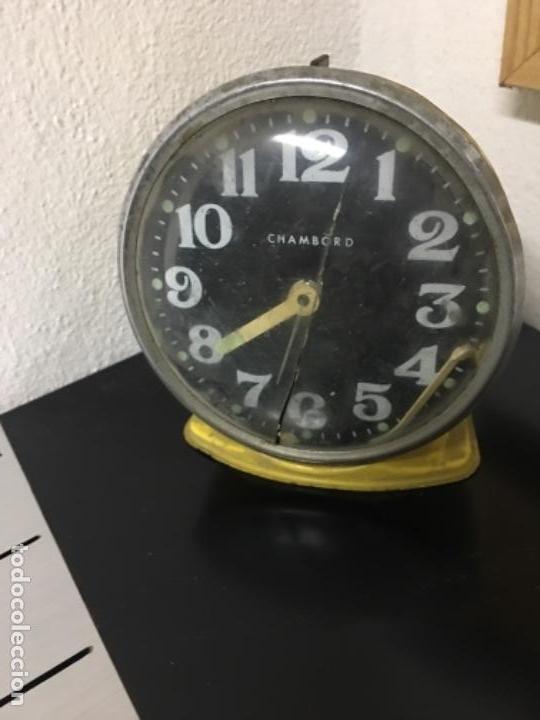 Despertadores antiguos: Reloj antiguo marca Chambor de sobremesa - Foto 1