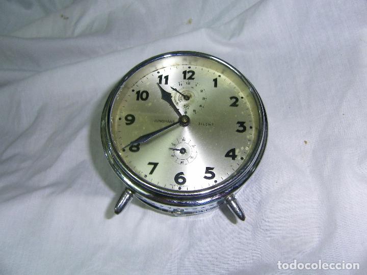 Despertadores antiguos: RELOJ DESPERTADOR ALEMAN -JUNGHAS SILENT - Foto 1