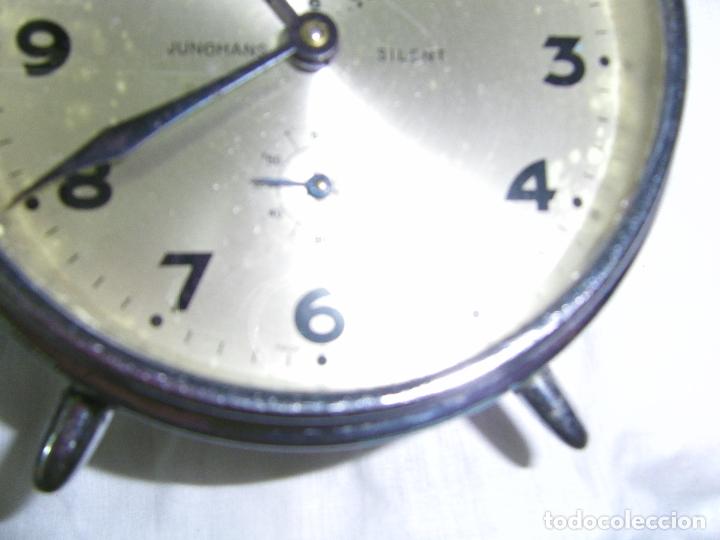 Despertadores antiguos: RELOJ DESPERTADOR ALEMAN -JUNGHAS SILENT - Foto 6