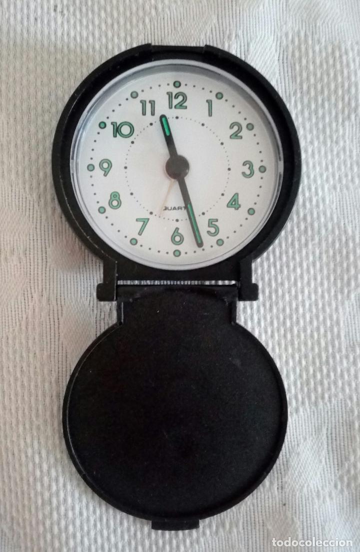Despertadores antiguos: RELOJ QUARTZ PARA BOLSO - PLATA LEY. - Foto 1