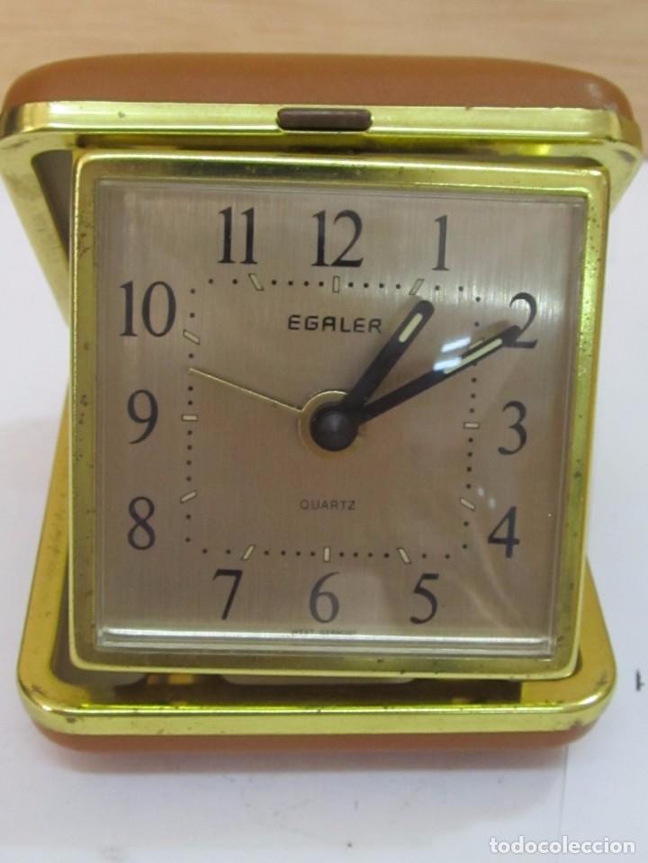 Despertadores antiguos: RELOJ DESPERTADOR EGALER, DE CUARZO - Foto 1