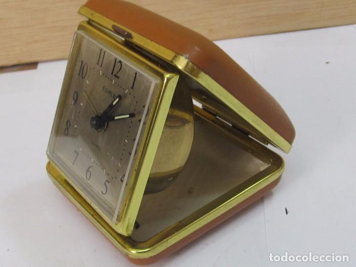 Despertadores antiguos: RELOJ DESPERTADOR EGALER, DE CUARZO - Foto 2