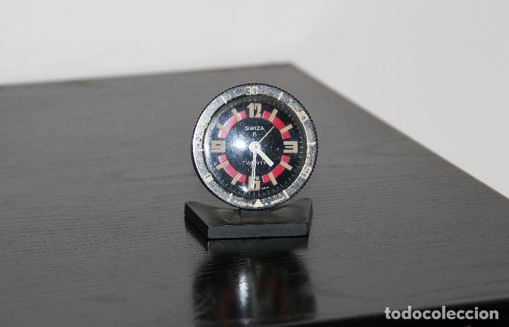 Despertadores antiguos: RELOJ SWIZA TWENTY ESTILO NAUTICO - Foto 1