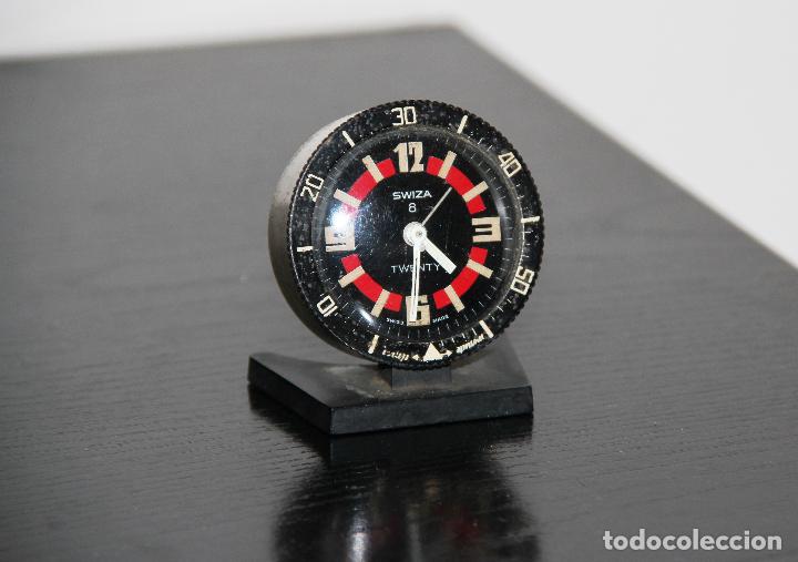 Despertadores antiguos: RELOJ SWIZA TWENTY ESTILO NAUTICO - Foto 5