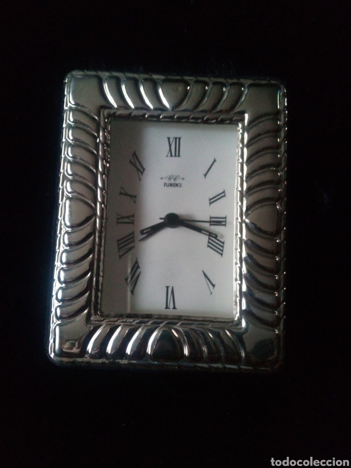 Despertadores antiguos: Reloj de sobremesa FLORENCE plata - Foto 1