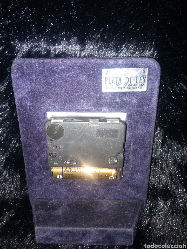 Despertadores antiguos: Reloj de sobremesa FLORENCE plata - Foto 4