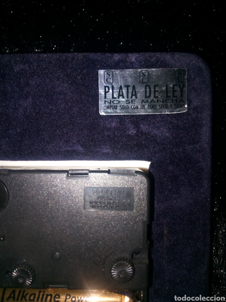 Despertadores antiguos: Reloj de sobremesa FLORENCE plata - Foto 6