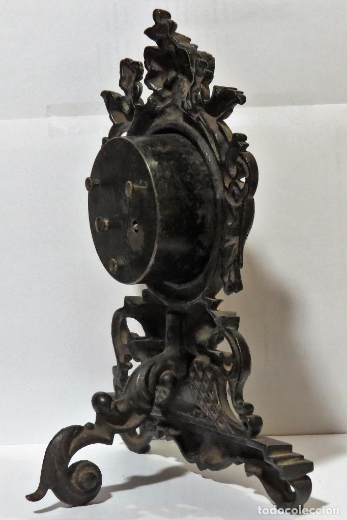 Despertadores antiguos: ANTIGUO RELOJ DESPERTADOR DE P&Eacute;NDULO - Foto 4