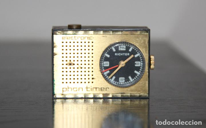 Despertadores antiguos: RELOJ RITCHER PHON TIMER ELECTRONIC - Foto 3