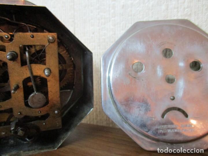 Despertadores antiguos: RELOJ DESPERTADOR SOBREMESA OCTOGONAL - Foto 4