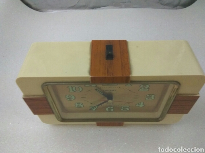 Despertadores antiguos: RELOJ DESPERTADOR ORIENT QUARTZ BELL - Foto 3