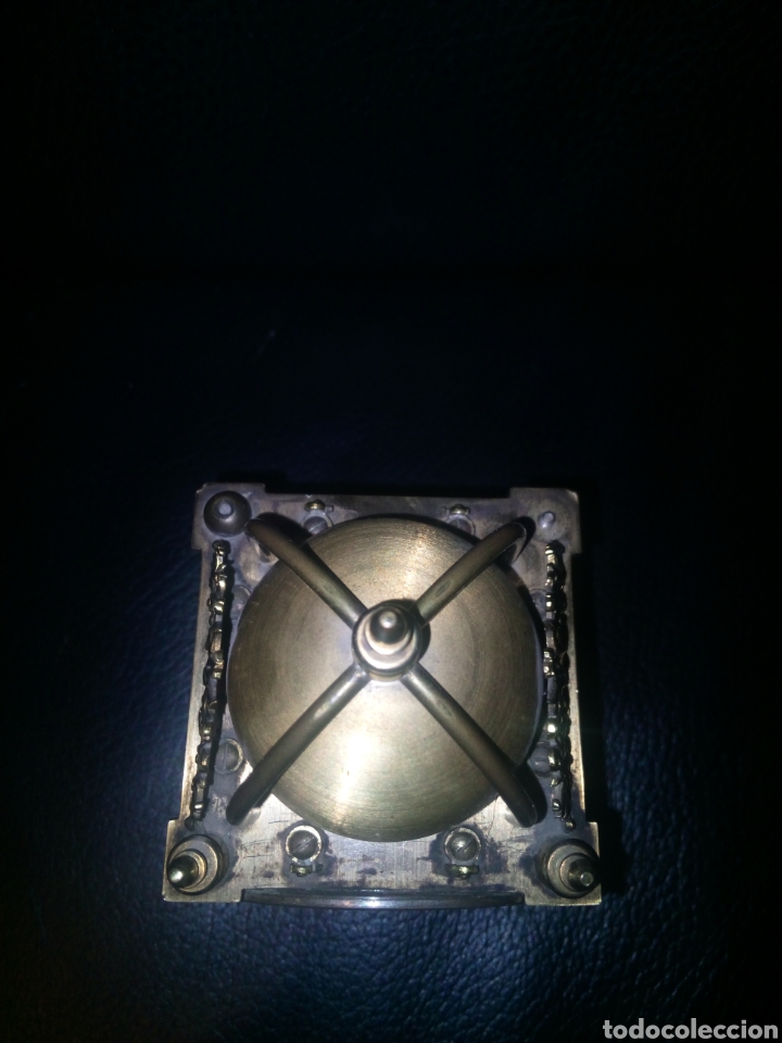 Despertadores antiguos: Reloj suizo de bronce de cuerda - Foto 6