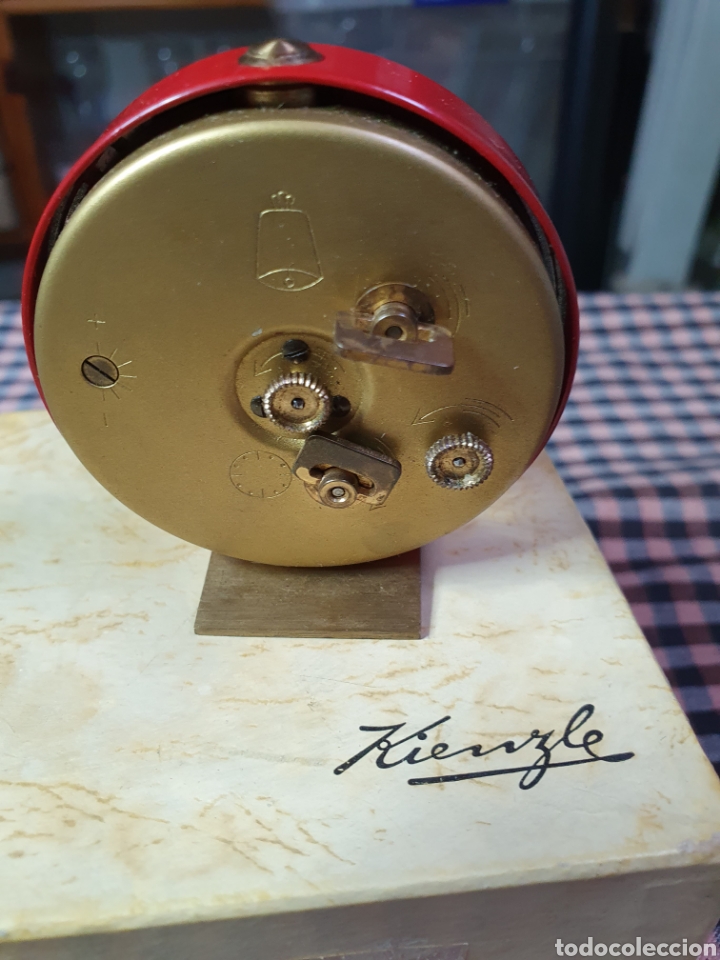 Despertadores antiguos: Reloj Despertador De La Marca Alemana Kienzle En Su Caja Original Perfecta Conservación. - Foto 6 - 204064997
