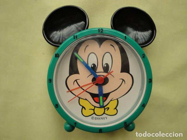 Despertadores antiguos: RELOJ DESPERTADOR DE MICKEY MOUSSE - Foto 1
