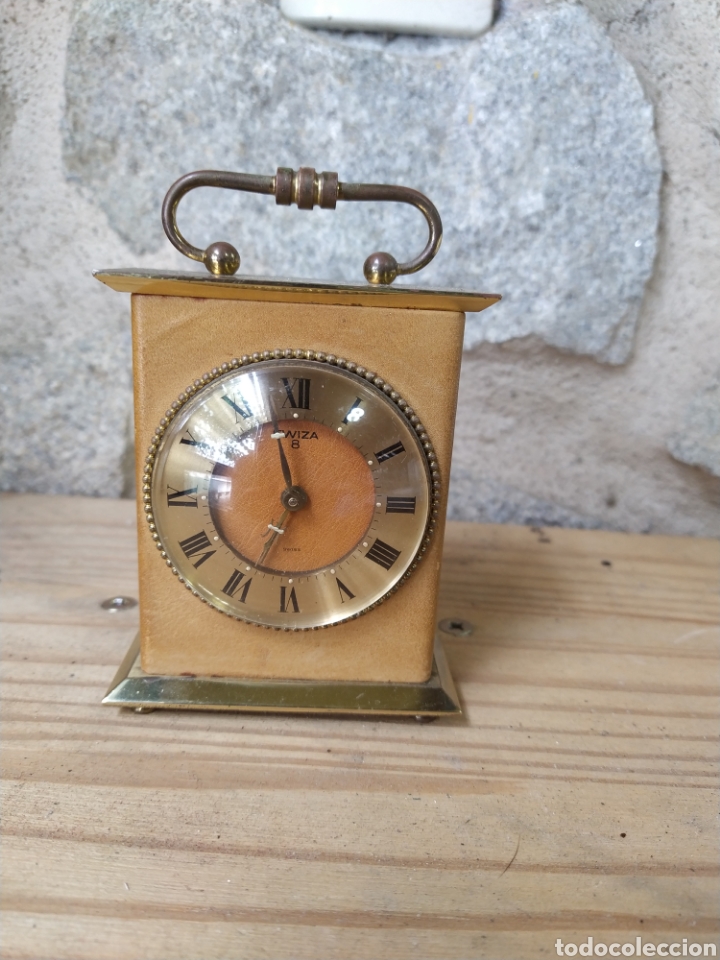 Despertadores antiguos: Reloj despertador swiza - Foto 1