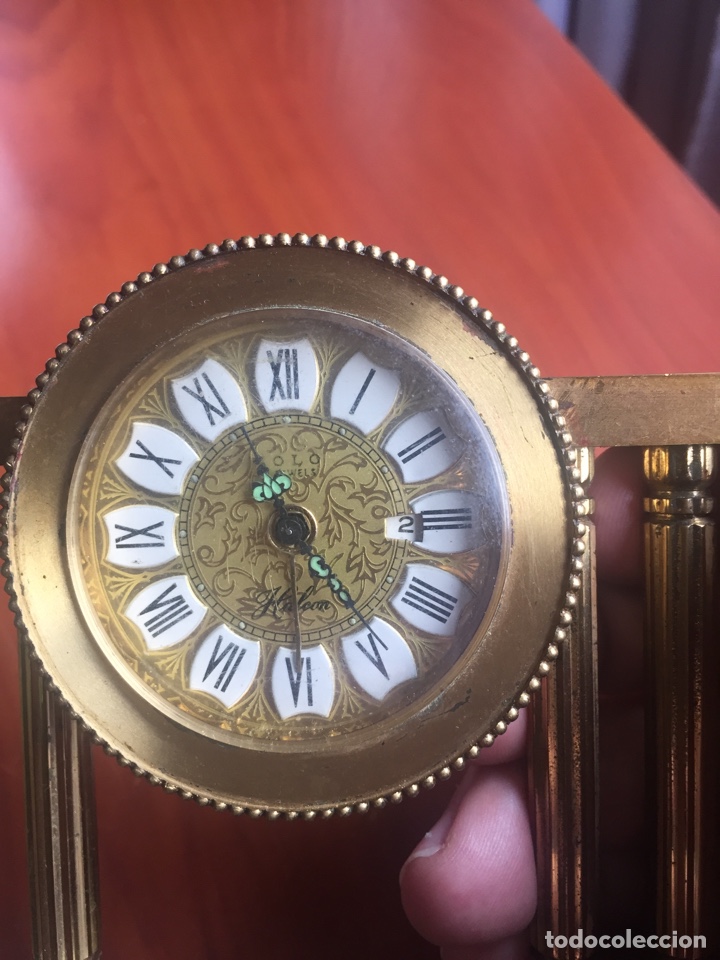 Despertadores antiguos: Reloj columnas - Foto 2