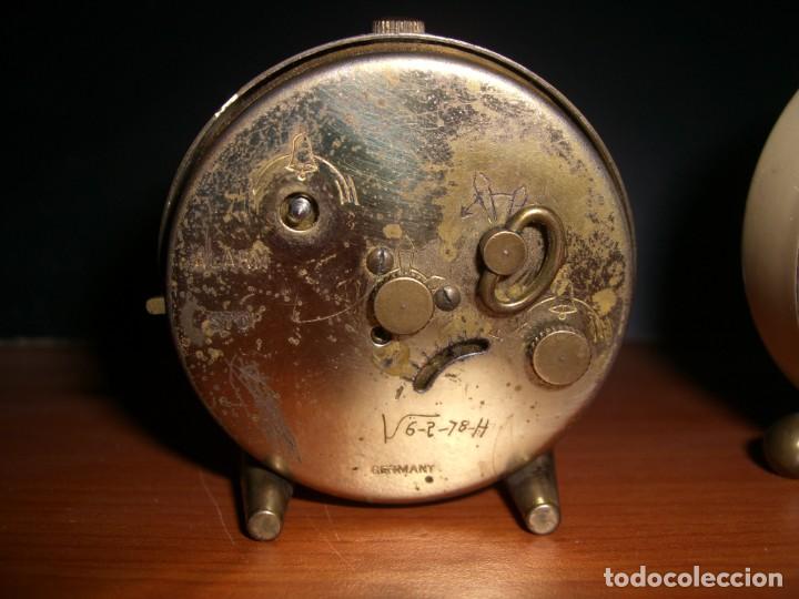 Despertadores antiguos: LOTE DE DOS RELOJES DESPERTADORES - Foto 4