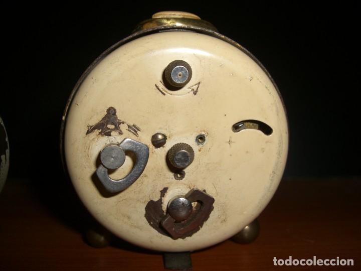 Despertadores antiguos: LOTE DE DOS RELOJES DESPERTADORES - Foto 5