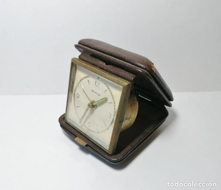Despertadores antiguos: RELOJ BLESSING GERMANY. DESPERTADOR DE BOLSILLO. FUNCIONA. - Foto 2