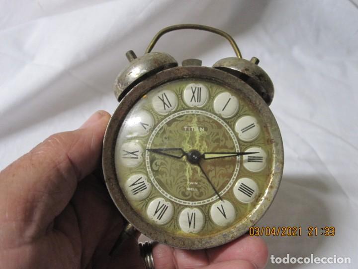 reloj despertador vintage titan fabricacion esp - Compra venta en  todocoleccion