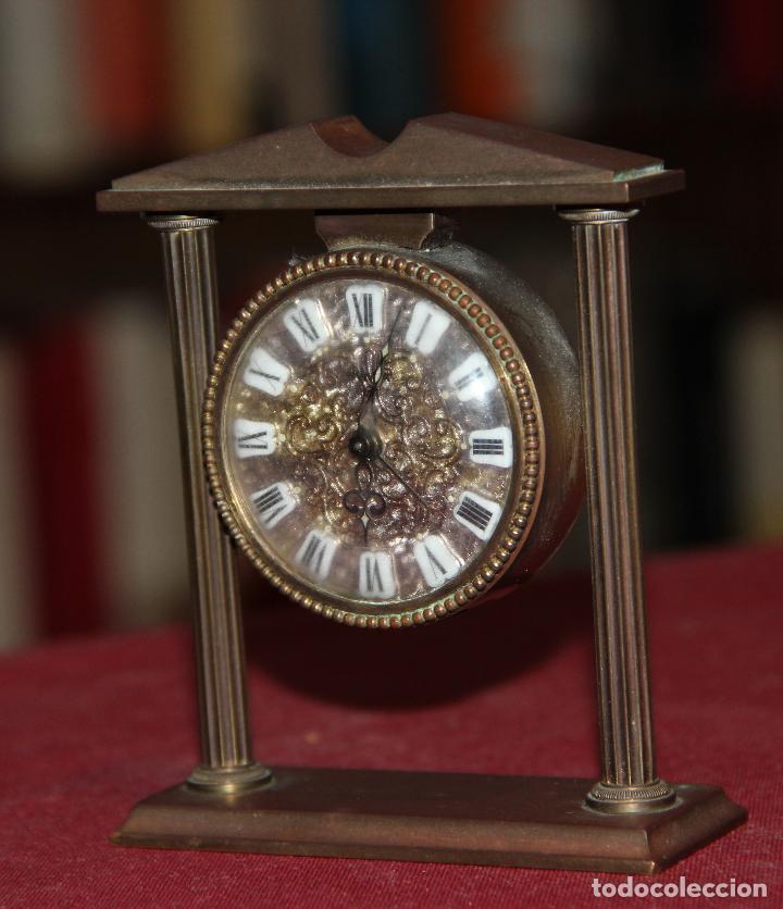 Despertadores antiguos: RELOJ DE SOBREMESA SWIZA - Foto 2