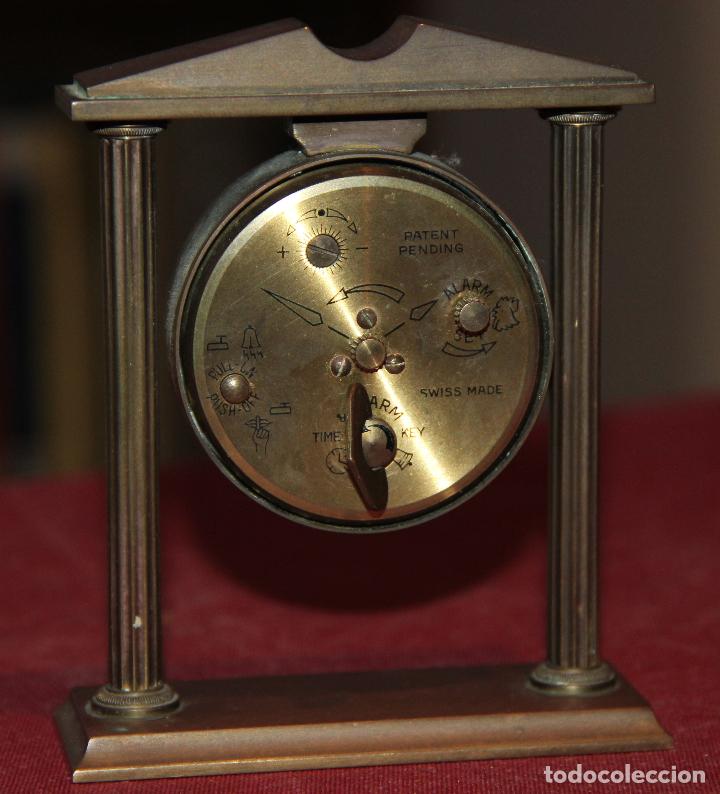 Despertadores antiguos: RELOJ DE SOBREMESA SWIZA - Foto 3
