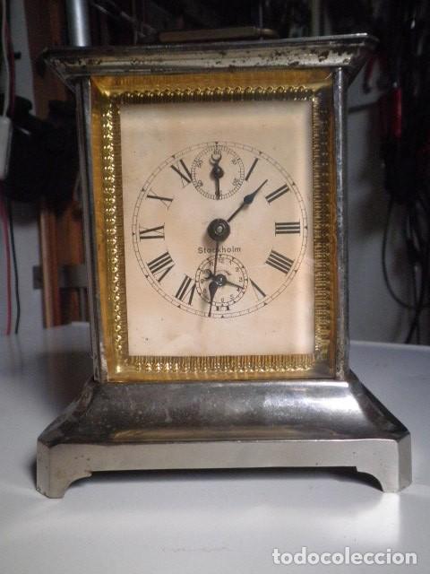 Despertadores antiguos: Reloj carruaje Stocolmo 1 - Foto 1